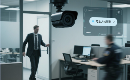 攝像頭自動識別陌生人報警的系統軟件
